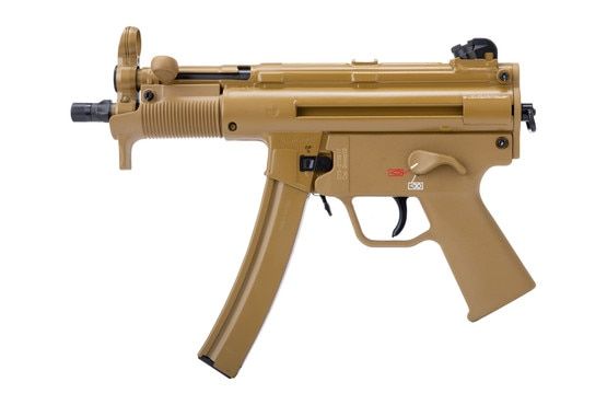 Heckler and Koch SP5 K 9mm PDW features a roller delayed system